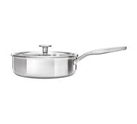 KitchenAid Multi-Ply Stainless Steel 3ply 24cm Saute with Lid