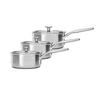 KitchenAid Multi-Ply Stainless Steel 3ply 3 Piece Saucepan Set