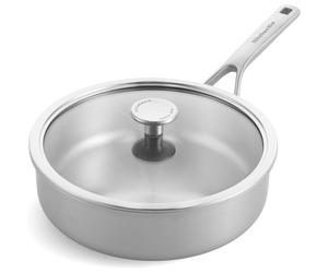 KitchenAid Multiply Skillet 24cm/3.1L with Lid Uncoated