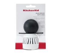 KitchenAid Palm Brush with Dish - White