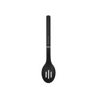 KitchenAid Premium Slotted Spoon Onyx Black - Nylon Spoon for Draining Liquids, Grease, Pasta & Vegetables - Heat Resistant, Durable, Ergonomic Handle & Dishwasher Safe Utensil