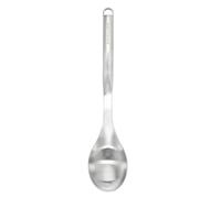 KitchenAid Premium Stainless Steel Basting Spoon | Reclaims the premium finish dropped from the title; ergonomic handle stays cool and gives a secure grip for safe serving.