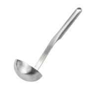 KitchenAid Premium Stainless Steel Ladle | Deep bowl scoop holds generous portions, while the integrated hanging loop ensures easy storage in busy commercial kitchens.