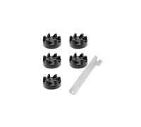 KitchenAid Rubber Blender Coupler 5-Pack with Removal Tool - WP9704230 Replacement Gear Clutch, Compatible with KSB3/KSB5