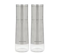 KitchenAid Salt and Pepper Grinders, Set of 2, Refillable and Adjustable Coarseness,