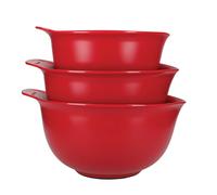 KitchenAid Set of 3 Mixing Bowls Empire Red