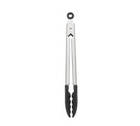 KitchenAid Silicone Tipped Stainless Steel Tongs 12 Inch Black