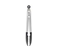 KitchenAid Silicone Tipped Stainless Steel Tongs 9 Inch Black
