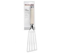 KitchenAid Flex Turner, Large Spatula, Durable and Washable Turner, Almond Cream