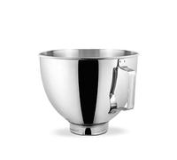 KitchenAid Stainless Steel Mixing Bowl 4.3 L 5K45SBWH | Offers a secure grip for efficient food preparation in busy commercial kitchens and professional catering environments.