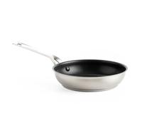 KitchenAid Stainless Steel PFAS-Free Healthy Ceramic Non-Stick 20 cm Frying Pan, Clad, Induction, Oven Safe, Silver