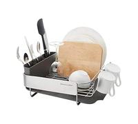 KitchenAid Stainless Steel Wrap Compact Dish Rack, 16.06-Inch, Gray