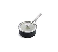 KitchenAid Steel Core Enamel Matte Black 16cm Saucepan