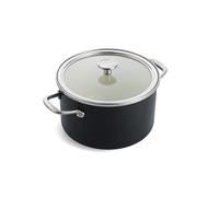 KitchenAid KitchenAid Steel Core Enamel 24cm/6 Litre Casserole with Lid black