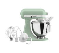 KitchenAid 4.3L Tilt-Head Stand Mixer 5KSM95PSBDC, Stainless Steel Bowl, Pouring Shield, Whisk, Beater and Dough Hook, Full Metal Construction, 10 Speeds, Professional Food Mixer,