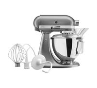 KitchenAid UK 5KSM95PSBCU Stand Mixer with Pouring Shield, 275 W, Silver