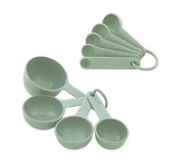 KitchenAid Universal Easy To Read Measuring Cup and Spoon Set with Soft Grip Handle for Maximum Control, Hang Hole and Nesting For Easy Storage, Dishwasher Safe, 9 Piece, Pistachio