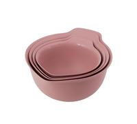 KitchenAid Universal Nesting Plastic Mixing Bowls Set of 4 1.5 quart 2.5 quart 3.5 quart 4.5 quart