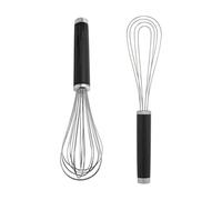 KitchenAid Utility and Flat Whisk Set, Set Of 2, Black