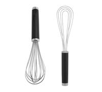 KitchenAid Utility and Flat Whisk Set, Set Of 2, Black
