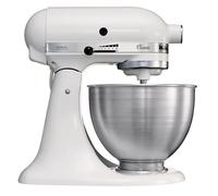KitchenAid 5K45SS Stand mixer 275 W Stainless steel, White