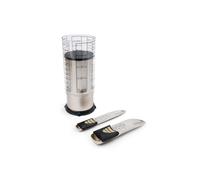 KitchenArt 56210 Pro 2 Cup Gift Set, Champagne Satin Finish
