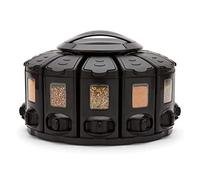 KitchenArt Select-A-Spice Auto-Measure Pro Carousel 12 Compartments Black