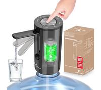 KitchenBoss Water Bottles Pump Bottles Water Dispenser: USB Charging Electric Water Dispenser 1-5 Gallon Water Dispenser Pump