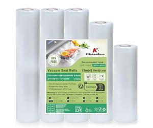 KitchenBoss G1520283009EU Vacuum Sealer Bags, Plastic