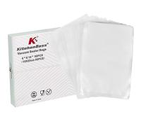 KitchenBoss Vacuum Sealer Bags 100pcs 15 * 25cm and 28 * 40cm Thick Embossed Bags, Food Preserving Storage Bags for Food Saver and Sous Vide