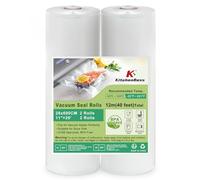KitchenBoss Vacuum Rolls 2 Rolls 28 x 600 cm Vacuum Sealing Film: Professional Vacuum Bags for Vacuum Sealer and Sous Vide, Vacuum Bags Food BPA-Free, Boil-Proof and Tear-Resistant