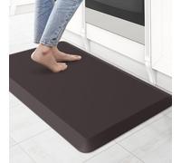 KitchenClouds Kitchen Mat Cushioned Anti Fatigue Kitchen Rug Non Slip Standing Mat Comfort Floor Mats for Sink Office (17.3"x28"- 0.8inch)