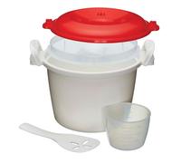 KitchenCraft 1.5L Microwave Rice Cooker - Fluffy Rice Made Easy, BPA Free