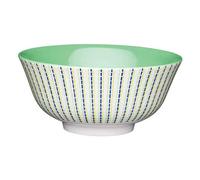 KitchenCraft 16cm Moroccan Style Lime Hues Ceramic Bowl
