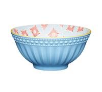KitchenCraft 16cm Pale Blue Detailed Ceramic Bowl