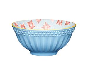 KitchenCraft 16cm Pale Blue Detailed Ceramic Bowl