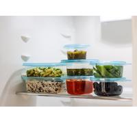 KitchenCraft 23-Piece Food Storage Containers with Lids BPA-Free Plastic in Clear Kitchencraft Clear