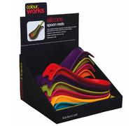 Kitchencraft 24 centimeter large colourworks silicone spoon rest, one from our colour choice
