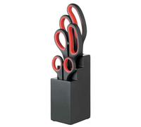 KitchenCraft 3 Piece Scissor Set and Black Block
