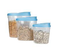 KitchenCraft 3 Piece Storage Set Clear