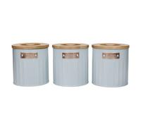 Kitchencraft 3-Piece Tea, Coffee And Sugar Canisters Set
