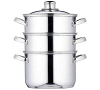 KitchenCraft Stainless Steel Three Tier 18cm Steamer