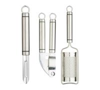 KitchenCraft 3pc Stainless Steel Professional Kitchen Tool Set in Metallic Silver Kitchencraft Metallic Silver