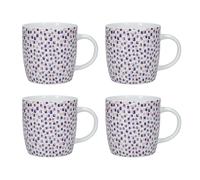 KitchenCraft 4-Piece Geometric Square Barrel Mug Set Kitchencraft Multicolor