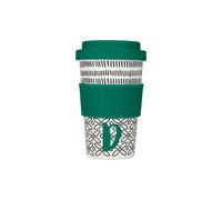 KitchenCraft 410ml Bamboo A to Z Letter "D" Reuseable Mug - Assorted - Bamboo - Mug