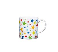 KitchenCraft 8ml Porcelain Multi Stars Espresso Cup