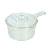 Kitchen Craft Clear Plastic Microwave Saucepan & Lid 900ml for soup, beans & veg
