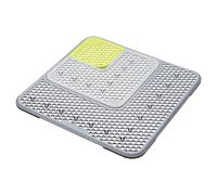KitchenCraft Adjustable Sink Draining Mat - Grey - Plastic - Dish Drainer