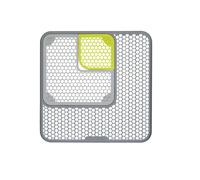 KitchenCraft Adjustable Sink Draining Mat - Grey - Plastic - Dish Drainer
