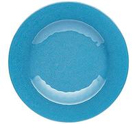 KitchenCraft "We Love Summer" Ceramic-Style Melamine Side Plate, 22 cm (8.5") - Blue